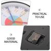 IMIKEYA Childrens Learning Wall Clock with Rainbow Numbers  10" Educational Quiet Sweep Analog Clock for Classroom Teaching Bedroom Time Training Black view 3