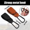 4 Pack Adjustable Stroller Carabiner Clip Stroller Hooks for Bags Universal Stroller Clips and Hooks for Baby Stroller Wheelchair and Shopping Cart Heavy Duty Multipurpose Straps view 2