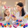 12 Pack Prefilled Easter Galaxy Slime Eggs,Galaxy Slime Easter Egg Fillers Stress Relief Easter Egg Hunt Filling Treats Classroom for Kid Teens Boy Girl Easter Basket Stuffers Easter Party Favor view 4