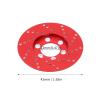 4pcs RC Brake Disc Aluminum Alloy Brake Caliper, RC Brake Disc for 2.2 Inch Wheel, High Performance Simulation Wheel Brake System with Anodized Surface, Lightweight Durable RC Acce (Red) view 2