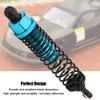 4PCS Aluminum Alloy CNC Hydraulic Shock Damper, RC Car Upgrade Accessories, Precision Machining for HSP 1/10 94101 94102 94103 94188 94108, Smooth Shock Absorption with Lightweight (Blue) view 2