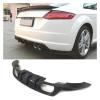 Carbon Fiber Rear Bumper Diffuser Lip Spoiler Compatible for Audi TT MK3 Standard 2015 2016 2017 Rear Diffuser view 3