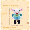 2-Pack Steal a Brainrot Plush Set  Armor Mouse & Armor Mouse (11.8-Inch)  Soft Huggable Decor Pieces for Rooms & Relaxation view 2