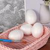 Zerodeko 50pcs 2. 4in Foam Easter Eggs White, Small Craft Eggs for DIY Projects, Solid Paintable for Crafts, Decorating Classroom Home Spring Decor view 4