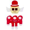 2-Pack Steal a Brainrot Plush Set  Admin Lucky Block & Red Multi-Limbed Saw-Mouth (11.8-Inch)  Soft Huggable Decor Pieces for Rooms & Relaxation view 1