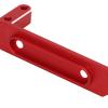 Aluminum Alloy Servo Mount for Capra UTB10, RC Car Servo Mount Upgrade, 1/10 RC Crawler Accessories with Black Engraved Gold Edge, Durable and Rustproof Design for Enhanced Perform (Red) view 4