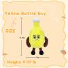 2-Pack Steal a Brainrot Plush Set  Red Bottle Guy & Yellow Bottle Guy (11.8-Inch)  Soft Huggable Decor Pieces for Rooms & Relaxation view 2