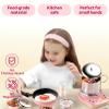 22PCS Kids Kitchen Set, Real Cooking Set for Kids, A Tiny Truly Safe Kitchen, Food-Grade Stainless Steel Sets for Food Making, Beginner Food Making Educational (Blue) view 2