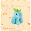 2-Pack Steal a Brainrot Plush Set  Blue Strawberry Elephant & Strawberry Elephant (11.8-Inch)  Soft Huggable Decor Pieces for Rooms & Relaxation view 3