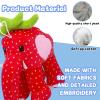 2-Pack Steal a Brainrot Plush Set  Blue Strawberry Elephant & Strawberry Elephant (11.8-Inch)  Soft Huggable Decor Pieces for Rooms & Relaxation view 4
