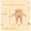 2-Pack Steal a Brainrot Plush Set  Block Uncle & Stitched Block (11.8-Inch)  Soft Huggable Decor Pieces for Rooms & Relaxation view 3