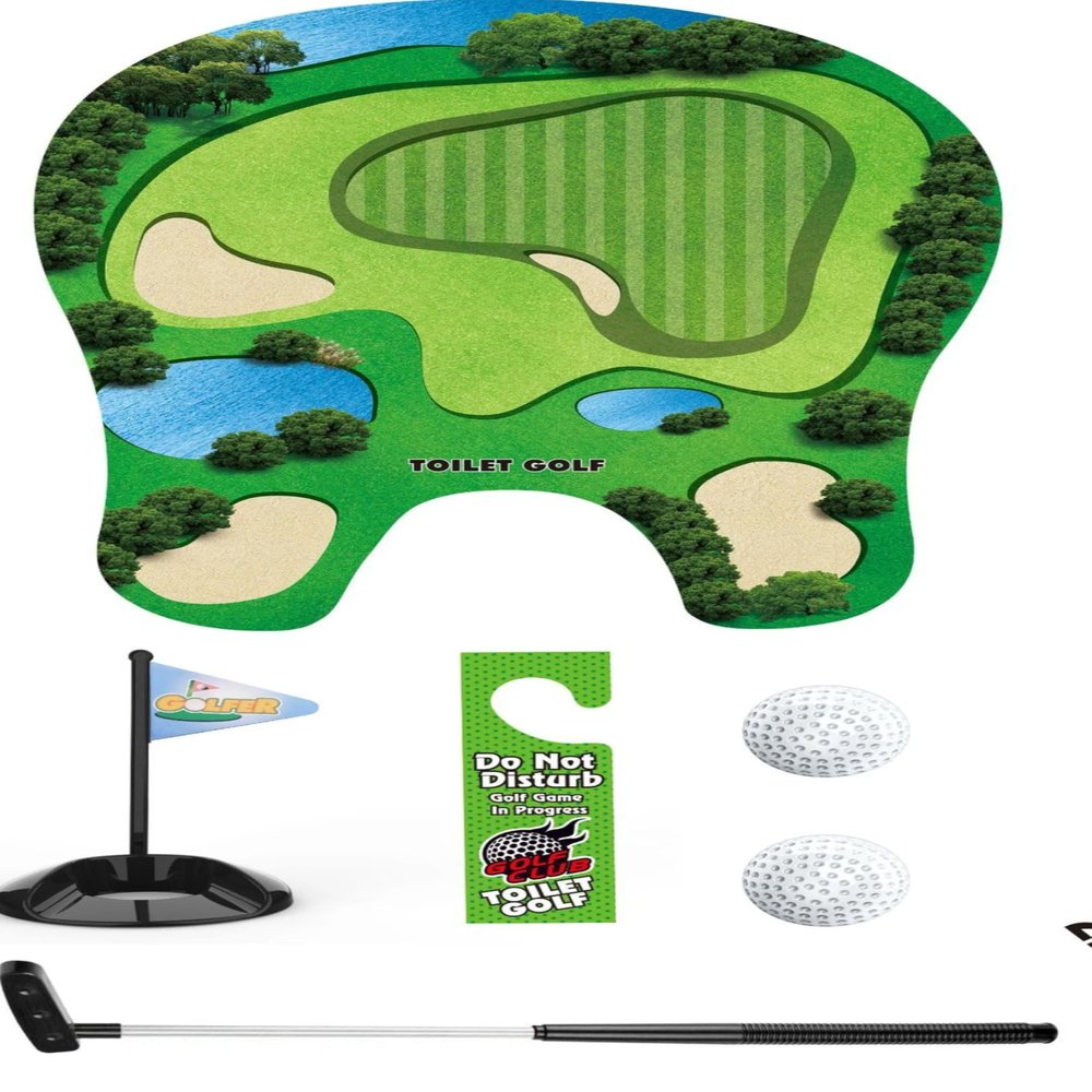 ACHECYUNA Golf Toilet Scene, Leisure, Entertainment, Sports Toys