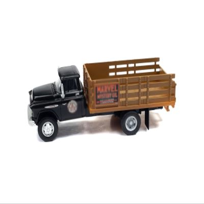 1957 Stakebed Truck Matt Black 1/87 (HO) Scale Model Car by Classic Metal Works 30662