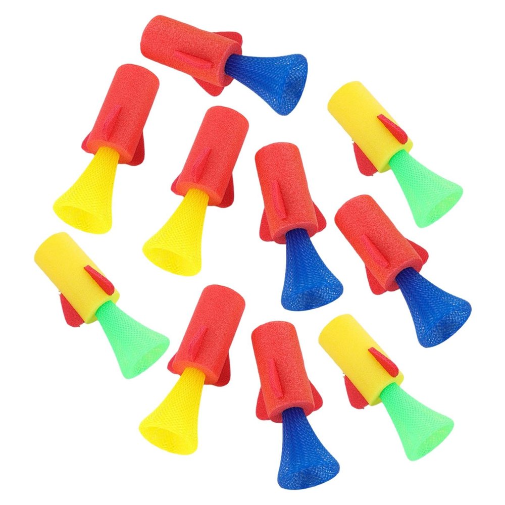 Nishiyuenyi 10 Pieces Jumping Spring Rocket Launchers Toys Jumping Popper Toys Premium Birthday Gift Fun Boys Girls Party Favors