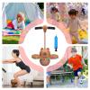 Jumper with Handle and Ball Pump  PP PVC 36x65cm | Capybara High Jump Toy, Stick Jumper Balance Bounce Ball with Pump for Kids Aged 3 and Up, Indoor & Outdoor Play, Birthday view 3