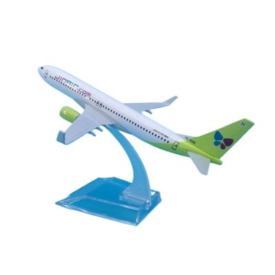 1/400 for 16CM B737 Jin Air Airlines Airplane Model Classic Alloy Aircraft Diecast Plastic Plane Toy Scale Metal Airplane