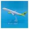 1/400 for 16CM B737 Jin Air Airlines Airplane Model Classic Alloy Aircraft Diecast Plastic Plane Toy Scale Metal Airplane view 2