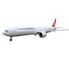 1/157 for Turkish 777 B777 Aircraft Model W Light and Wheel Landing Gear Diecast Resin Plane Scale Metal Airplane(with Light) view 1