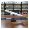 1/157 for Turkish 777 B777 Aircraft Model W Light and Wheel Landing Gear Diecast Resin Plane Scale Metal Airplane(with Light) view 4