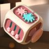 Activity Cube, Travel Sensory Toy, Interactive Learning Tool with Adorable Material, Fine Motor Accessory, Educational Cube with Engaging Design, Sensory Busy Toys for Kids view 3