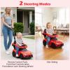 Licensed Toyota Ride on Push Car for Toddlers by INFANS, 3 in 1 Walking Sliding Toy with Removable Guardrails and Handle, Music, Under Seat Storage for Kid (Red) view 3