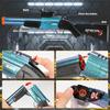 Double Barrel Toy Foam Blaster with Geen Dot Scop Foam Squirt Foam Dart Blaster Soft Bullets Toy Blaster Realistic Pump-Action Airsoft Blasters for Ages 14+ view 4