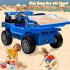 12V Ride on Dump Truck,12v Electric Ride-on Car Construction Truck,4-Wheeler Toy Car with Remote Control, Dumping Bed & Music view 2