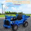 12V Ride on Dump Truck,12v Electric Ride-on Car Construction Truck,4-Wheeler Toy Car with Remote Control, Dumping Bed & Music view 4