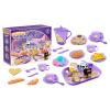 33pcs Children's Pretend Play Tea Party Toy Set,Mini Kitchen Food & Dessert Toys,with Teapot, Cups, Plates and Other Accessories, for Role-Playing Games. view 1