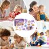33pcs Children's Pretend Play Tea Party Toy Set,Mini Kitchen Food & Dessert Toys,with Teapot, Cups, Plates and Other Accessories, for Role-Playing Games. view 3