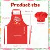 XLSXEXCL Kids Apron and Chef Hat Set, Mini Chef Funny Apron view 2