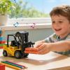 1:24 Scale Remote Control Forklifs, with Realistic Loading Simulation, 25.5x10x16cm, 2 Mode Rc Forklifts Truck with Spray Sound and Lights, Rc Construction Vehicles Toy, High-Speed Design, for Kid's view 3