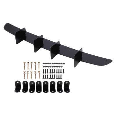 Rear Bumper Lip Diffuser Glossy Black Aerodynamic Enhancer for MK2.5 Rline Facelift 2021-2024 Sporty Look