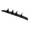 Rear Bumper Lip Diffuser Glossy Black Aerodynamic Enhancer for MK2.5 Rline Facelift 2021-2024 Sporty Look view 2