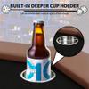 Reljofum Octagon Poker Table with Collapsible Legs, Casino Leisure Gamimg Table for 8 Players, Texas Holdem Blackjack Poker Table with Stainless Steel Cup Holder view 3