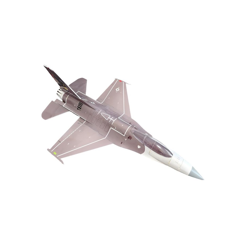 ConsoleXpress Fighter Jet Model, F-16 370mm Wingspan Mini EPP Single 30mm Ducted Fan Fixed-Wing RC Airplane Aircraft Model, for Collection and Gifts (Ducted Fan Not Included/PNP)