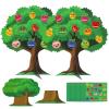 36 Set Fruit of The Spirit Tree 3D DIY Christian Religious Learning Fruit Tree Make Your Own Fruit Bible Accent Tree for Easter Preschool Toddler Kid VBS Sunday School Classroom Party Supplies view 1