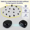 LANPANGZI Magnetic Strategy Board Game Set, 20 Black Pieces with Storage Bag, Family Tabletop Game with Rope Boundary, Contemporary Style Game for Kids and Adults, Compact Size view 3