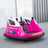 Ride On Bumper Car 12V for Girls, Electric Vehicle with Parent Remote, 360 Degree Spinning, Soft Bumper Strip, Bluetooth Audio, Safety Harness, Storage Box, Magenta view 2