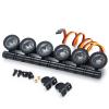MORFUM RC Car LED Light Bar Headlight Roof Lamp Kit 6 LEDs Body Shell Roof Lights for TRX4 SCX10 90027 SCX10 II 90046 D90 1/10 RC Rock Crawler Car Upgrades (Multicolor) view 4