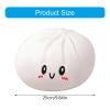 1PC Giant Glitter Dumplings, Giant Dumpling Squishy, Mega Rainbow Dumplings, Mystery DumplingSquishy Dumplingss Toy, Fidget Toy, Soft SqueezeDecompression Dough or Adults (White-9inch-Large) view 2