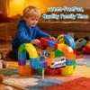 Electric Train Set for Kids  3D Magic Rail Cube with Motorized Car, Gravity Defying Track, Modular Snap-Fit Building Blocks, STEM Educational Toy for Boys & Girls Ages 3-8 view 4