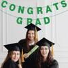 131 PCS Custom Banner Glitter DIY Letter Banners Personalized Banner for Birthday Congratulations Wedding Party Grass Green Glitter 5-inch view 4