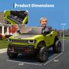 24V Licensed Electric Truck for Kids, 2-Seater Children Ride-on Car, Parent Remote Control with 3 Speeds, Bluetooth Music & LED Lights, Electric Vehicle for Kids Ages 3-8 view 2