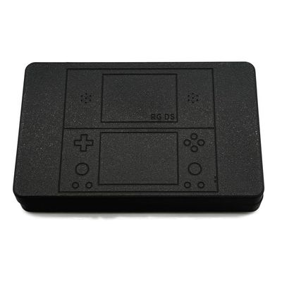 Protective Carrying Case For Anbernic RG DS Game Console Shockproof Storage Organizer Box Portable Travel Bag For Anbernic RG DS,Magnetic Lid Design,3D Printing Case (Black)