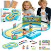 Motion-Sensing Racing Game, Competitive Simulation Track Motion Toys, 2-Player Interactive Track Battle Toy, Active Parent-Child Play for Ages 410, Party (Blue) view 1