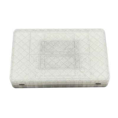 Protective Carrying Case For Anbernic RG DS Game Console Shockproof Storage Organizer Box Portable Travel Bag For Anbernic RG DS,Magnetic Lid Design,3D Printing Case (Translucent White)