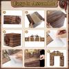 10Pcs Western Cowboy Party Decorations West Cowboy Saloon Cardboard Castle Playhouse with Arch Large Western Rustic Bar Boxes Decor for West Theme Birthday Party Supplies Photo Booth Props Decor view 4