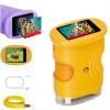 4K Discovery Microscope, 1000x Handheld Microscope, Digiscope Kids, Digital Microscopes for Children, 2026 Upgraded Portable Mini Pocket Microscopes with 4k 2.0" Screen, for Home (Yellow) view 1