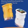 4K Discovery Microscope, 1000x Handheld Microscope, Digiscope Kids, Digital Microscopes for Children, 2026 Upgraded Portable Mini Pocket Microscopes with 4k 2.0" Screen, for Home (Yellow) view 2